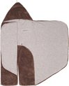 Snoozebaby Wikkeldeken Trendy Wrapping - Oekotex materiaal - geschikt voor alle autostoelen groep 0 - 90x110cm - Muddy River bruin