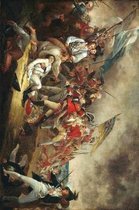 American Revolution Death of General Warren at the Battle of Bunker's Hill, John Trumbull Painting Journal