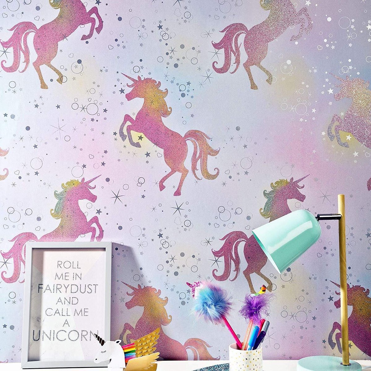 Papier peint enfant Unicorn Paradise - Walltastic