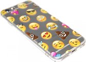 ADEL Siliconen Back Cover Softcase Hoesje Geschikt voor iPhone 6(S) Plus - Smileys Emoticons