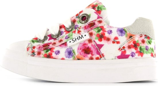 Shoesme Meisjes Sneaker - Wit bloemen - Maat bol.com