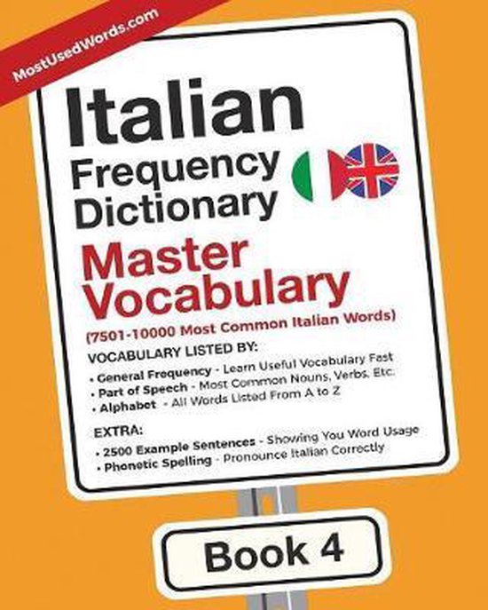 Italian-English- Italian Frequency Dictionary - Master Vocab ... - cover