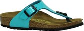 Birkenstock Gizeh Shiny Snake slippers blauw - Maat 36