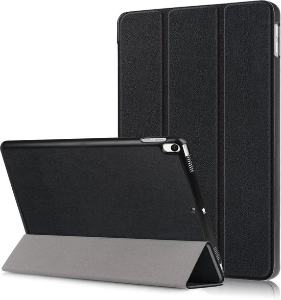 Magazijn Communisme tack iPad Air 3 2019 Hoesje Tri-fold Book Case Hoes Smart Cover - Zwart | bol.com