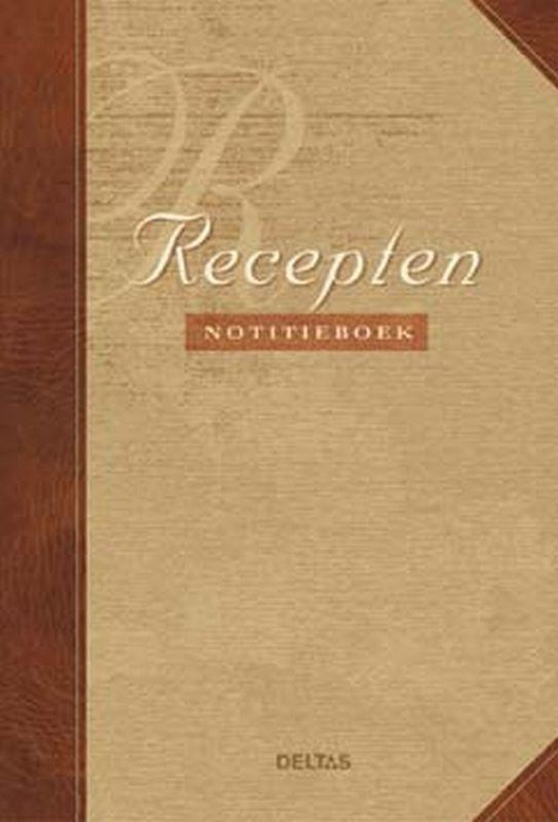 Blanco receptenboek A5 - Spiraalgebonden kookboek voor het organiseren van je recepten