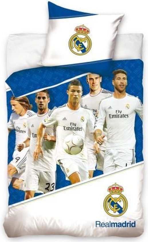 staking Lezen Tactiel gevoel Real Madrid Spelers Dekbedovertrek Stars | bol.com