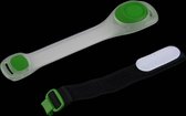 Hofftech LED Sportarmband Hardlopen Verstelbaar Deluxe - Groen
