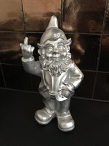 F*ck You kabouter Stoobz Design (30CM) Zilver
