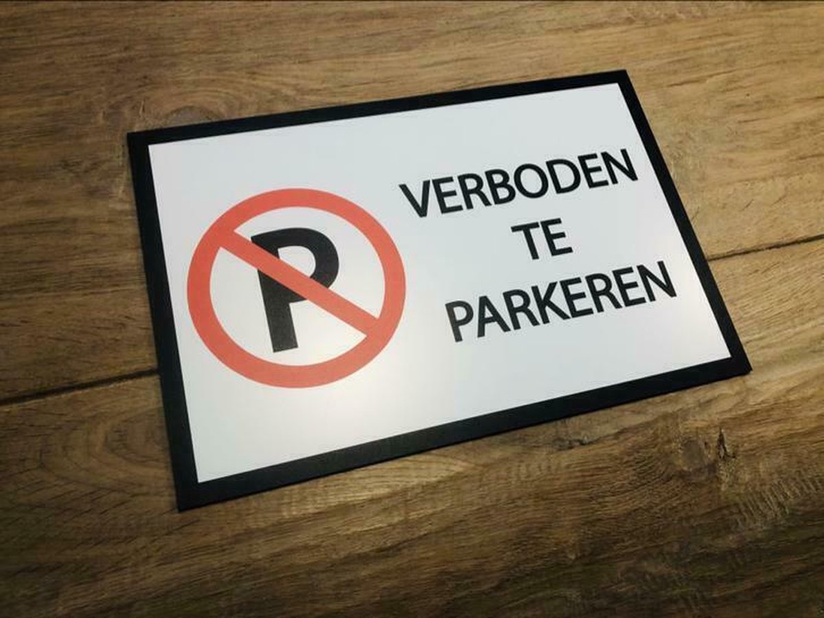 Geen Parkeerbord Voor Vrachtwagens , Geen Taxiparkeren , Geen Auto of