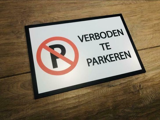 Pas de parking 20x30cm