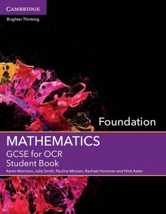 GCSE Maths OCR Foundation Student Book | 9781107448094 | Karen Morrison ...