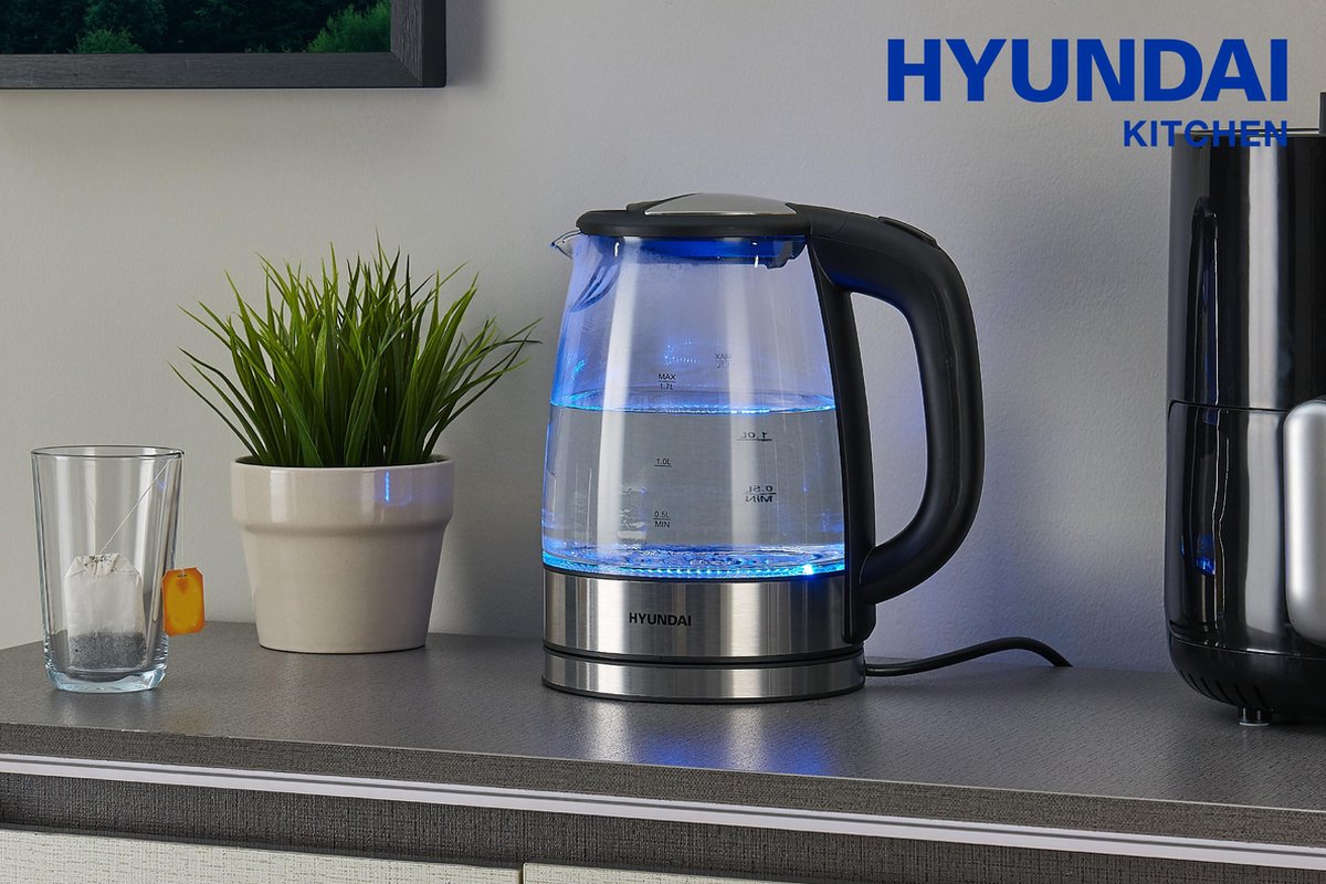 Hyundai – waterkoker –1.7L – glas | bol.com