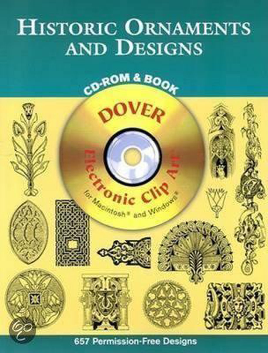 Historic Ornaments And Designs Cd-Rom And Book