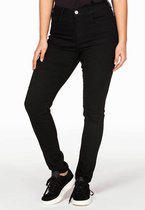 Yoek| Grote maten - dames jeans skinny - zwart