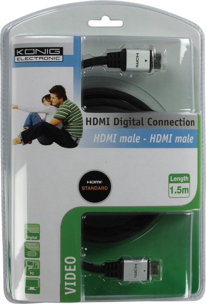 Cable de connexion hdmi - 1.5 m (5412810101474)