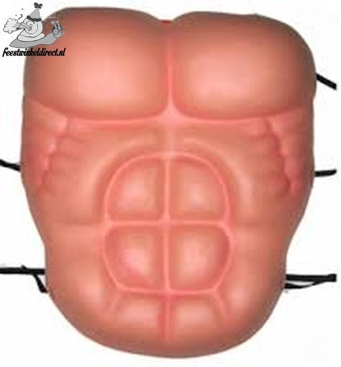 Gespierde borst sixpack