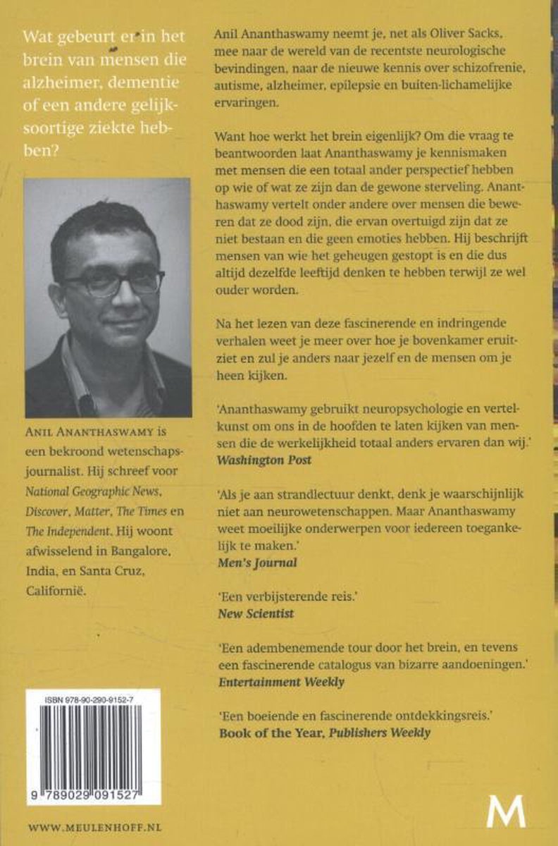 De man die er niet was - back cover