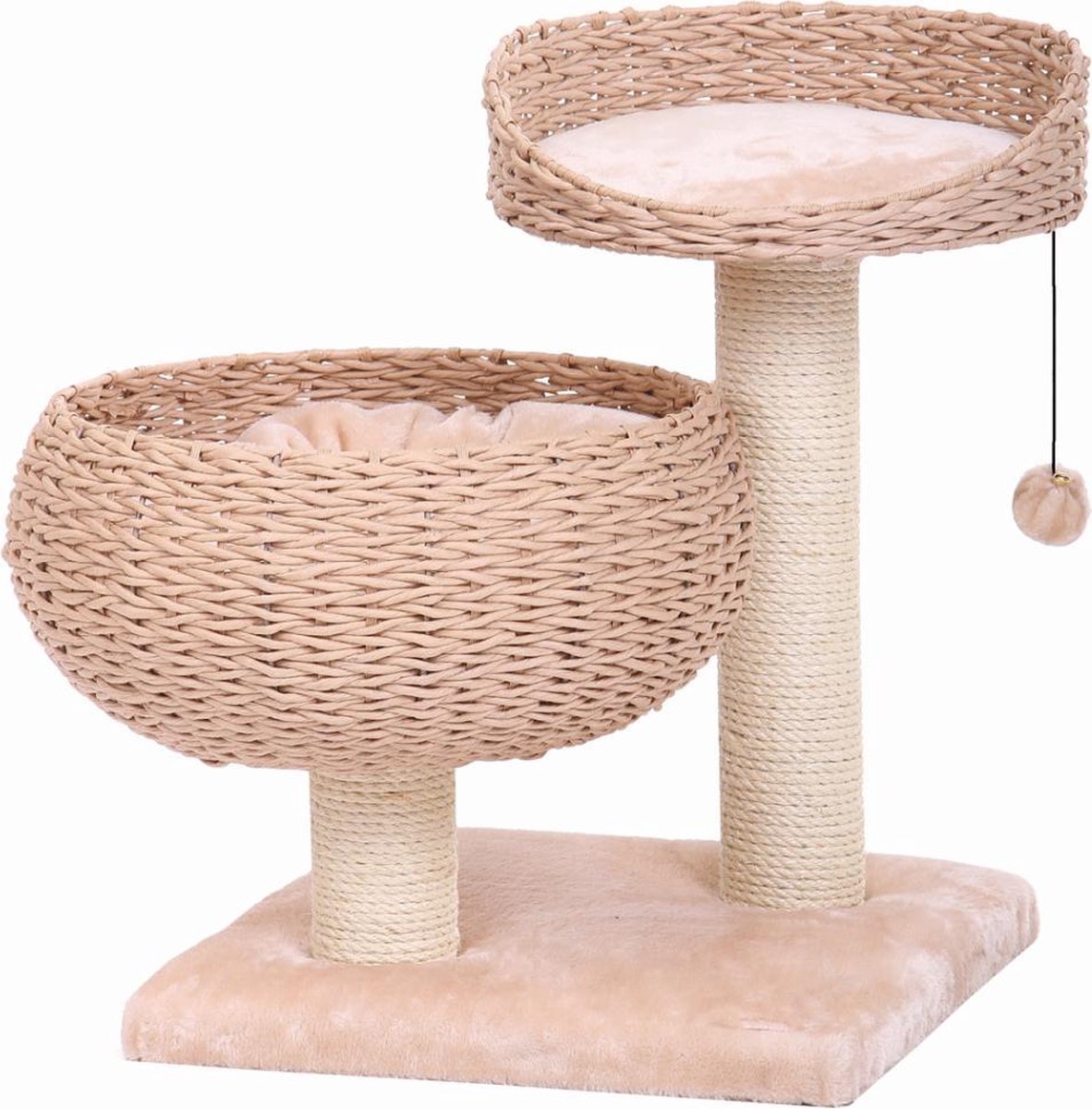 Krabpaal casca beige 45 x 45 x 59 cm