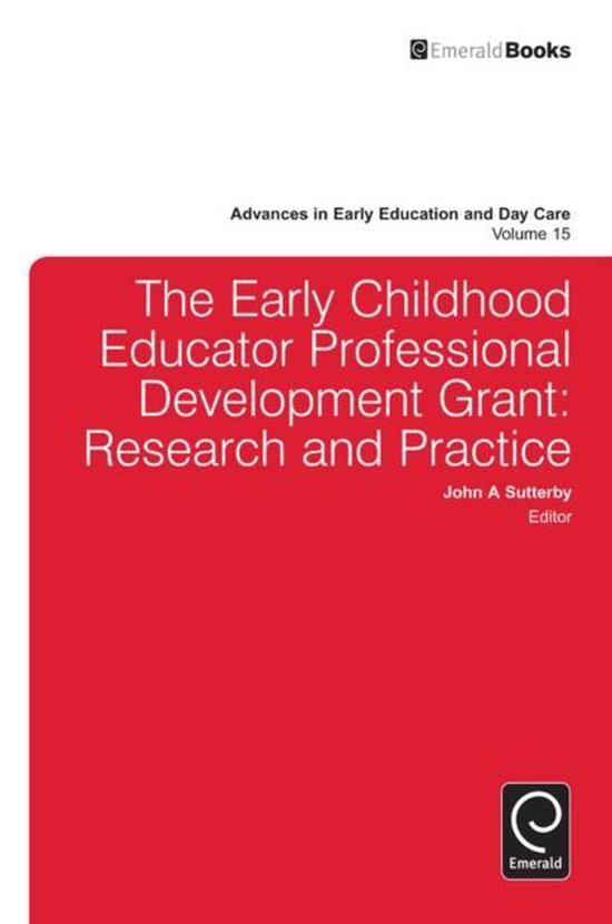 Early Childhood Educator Professional Development Grant 9780857242792