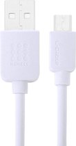 Haweel Gecertificeerde kabel 1 Meter Micro USB High Speed Laadsnoer Oplaadkabel voor OnePlus One,  - Wit