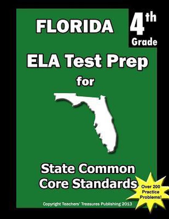 Florida 4th Grade Ela Test Prep - cover