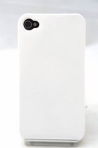 Hard plastic back case wit voor iPhone 4 en 4S