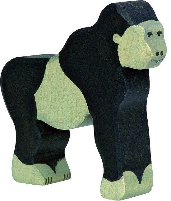 Holztiger houten gorilla