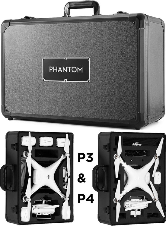 DJI Phantom 3 / 4 (pro) koffer case aluminium hardcase | bol.com