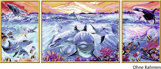 feit Uittreksel Kruik Ravensburger Schilderen op nummer Kleurrijke onderwaterwereld - Hobbypakket  | bol.com
