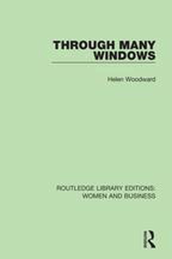 Routledge Library Editions: Women and Business - Through Man ... - cover