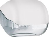 Marplast toiletpapier houder A61900BL – wit met transparant – geschikt voor traditionele Rollen toiletpapier
