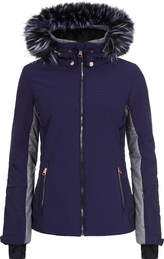 Luhta Berit L7 Dames Ski jas - Dark Blue - 48 | bol.com