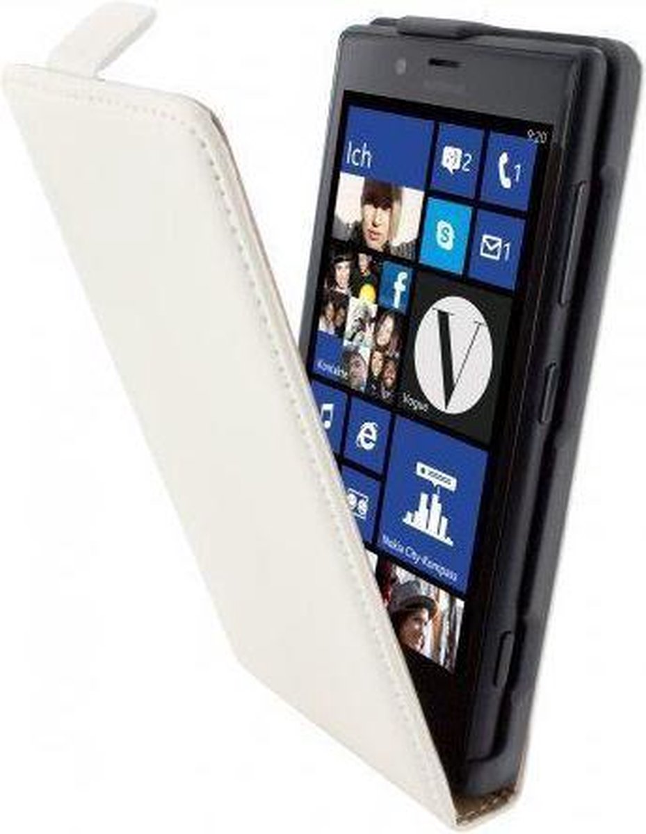 Mobiparts Premium Flip Case Nokia Lumia 720 White