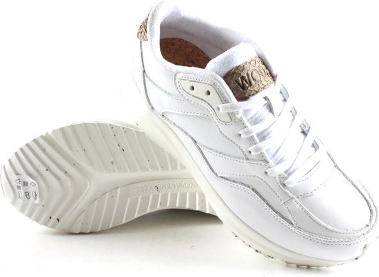 Woden Dames Sneakers Sophie Leather - Wit - Maat 38 | bol.com