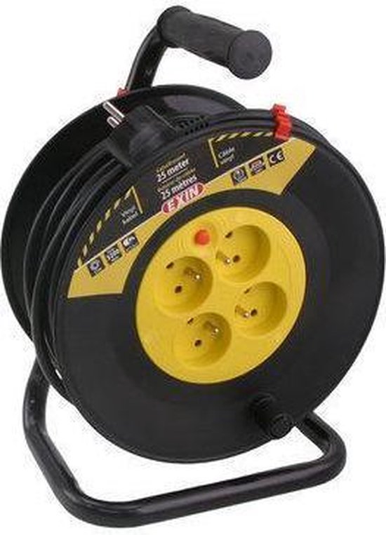 Looplamp 24-Volt 15 Meter Snoer op haspel
