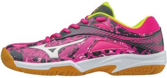 kalmeren Rood Trouwens Mizuno Wave Lightning Star Z4 Jr roze volleybalschoenen meisjes | bol.com