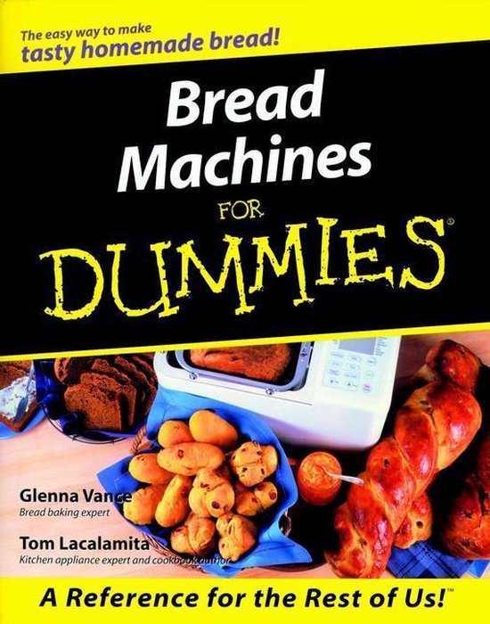 Bread Machines For Dummies - cover