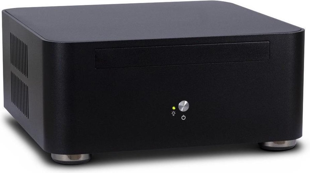 Inter-Tech Geh ITX A80S met 60 W Netzteil, zwart