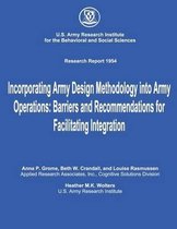Incorporating Army Design Methodology into Army Operations