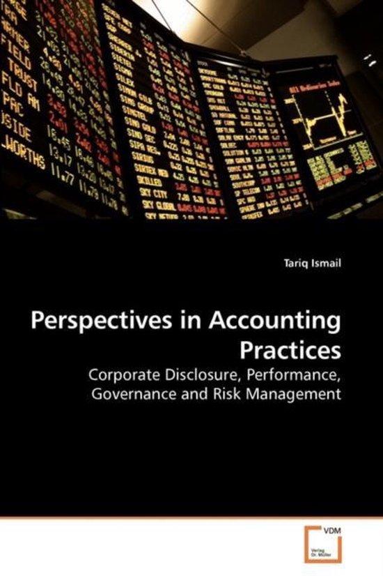 Perspectives in Accounting Practices 9783639249675 Tariq Ismail