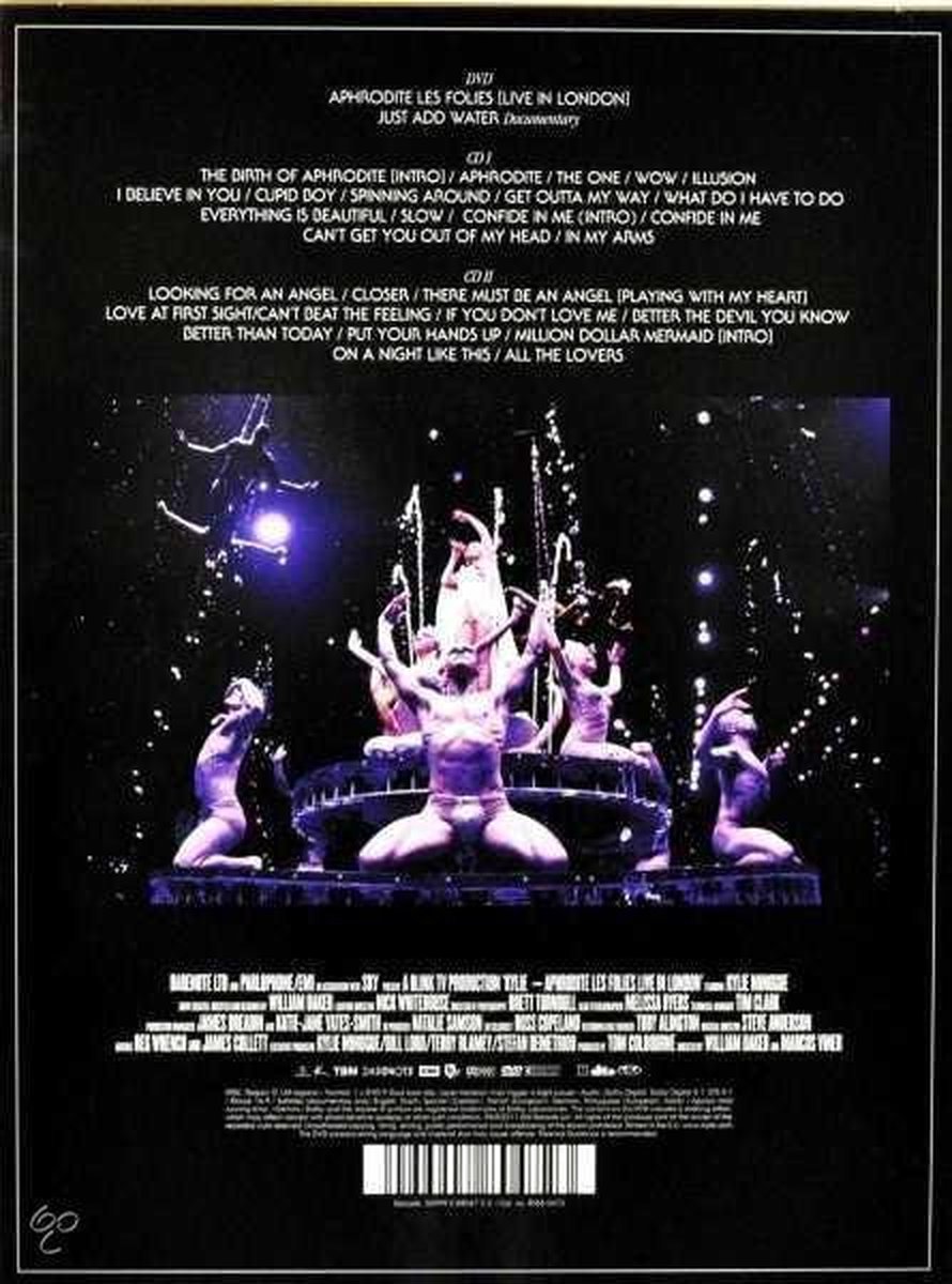 Kylie Minogue Aphrodite Les Folies Live in London [Blu-ray ...