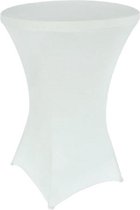 Housse de table debout / jupe de table debout (blanc)