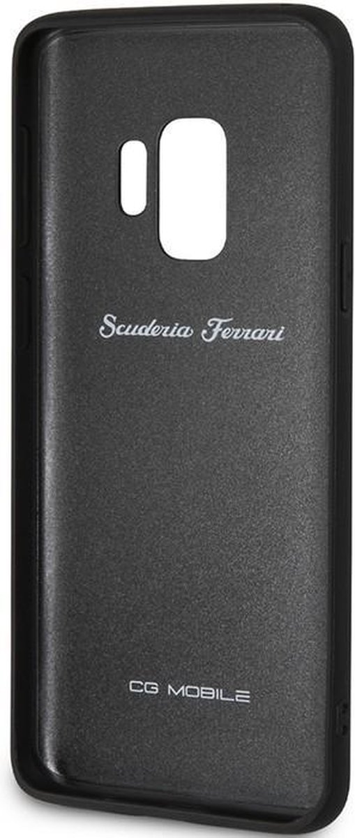 Ferrari Stripe Leather Hard Case voor Samsung Galaxy S9 - Rood van Merkloos — afbeelding 2