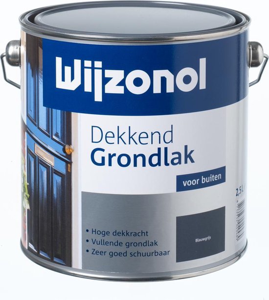 Wijzonol Dekkend Grondlak - - Blauwgrijs | bol.com