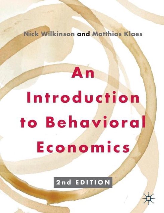 An Introduction to Behavioral Economics - cover