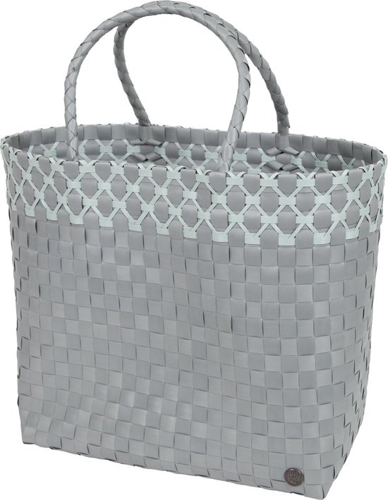 Handed By Sofia - Shopper - grijs met grijsgroen patroon