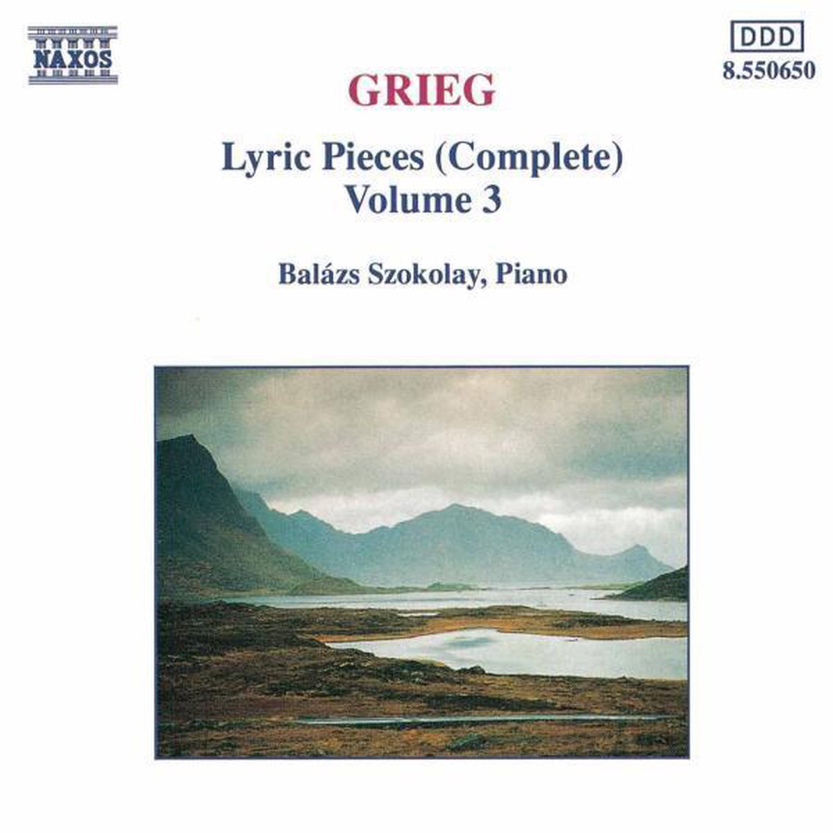 Grieg: Lyric Pieces Vol 3 / Balasz Szokolay