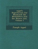 Appel's Repertorium Zur M Nzkunde Des Mittelalters Und Der Neuern Zeit, Volume 1