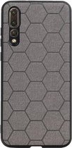 Huawei P20 pro Hexagon Hard case Grijs