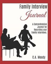 Family Interview Journal (Red Edition)